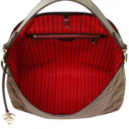 N41460 Delightful MM Hobo Bag Damier Ebene Canvas