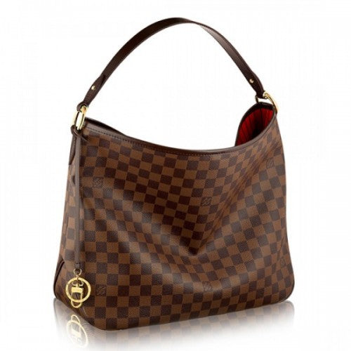 N41460 Delightful MM Hobo Bag Damier Ebene Canvas