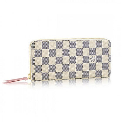 N61264 Clemence Wallet Damier Azur Canvas