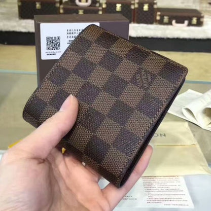 N61675 Marco Wallet Damier Ebene Canvas