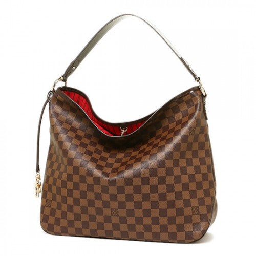 N41460 Delightful MM Hobo Bag Damier Ebene Canvas