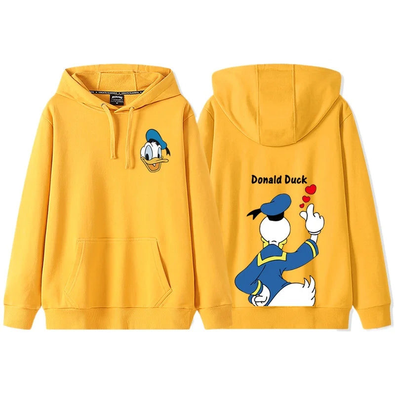 Anime Cartoon Disney Donald Duck Daisy Duck Couple Hooded