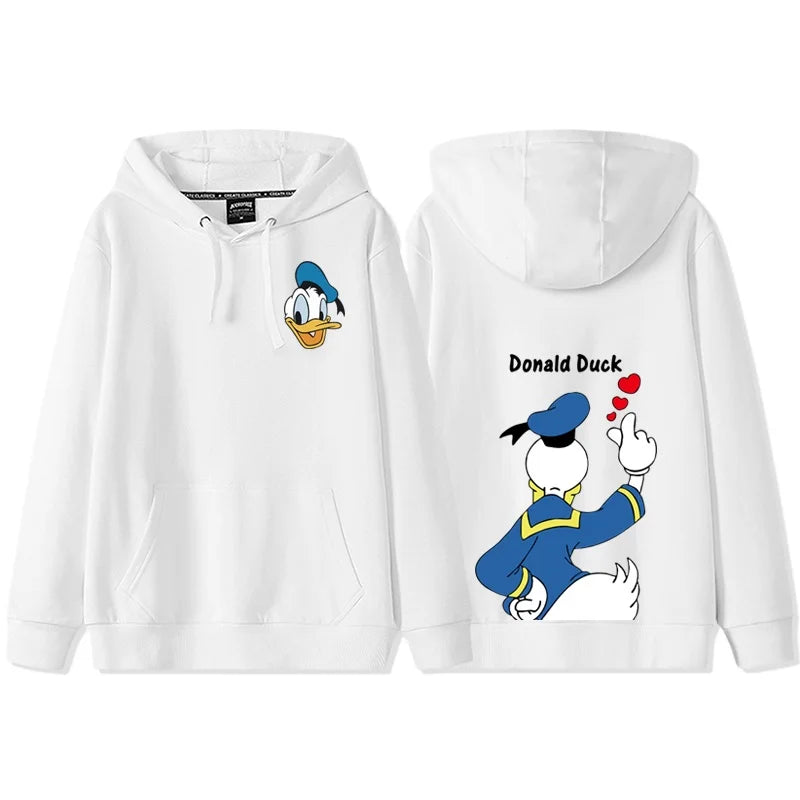 Anime Cartoon Disney Donald Duck Daisy Duck Couple Hooded