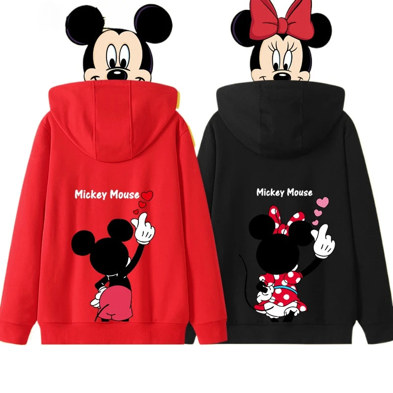 Anime Cartoon Disney Donald Duck Daisy Duck Couple Hooded