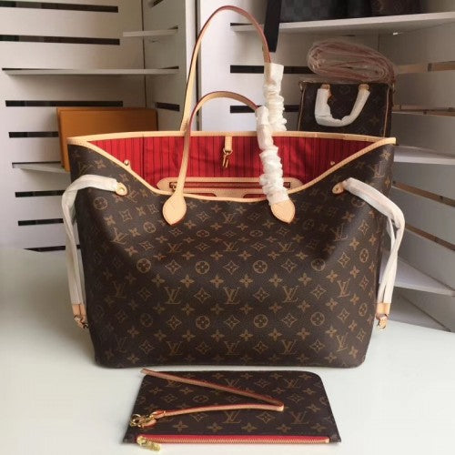 M40995 Neverfull MM Shoulder Bag Monogram Canvas