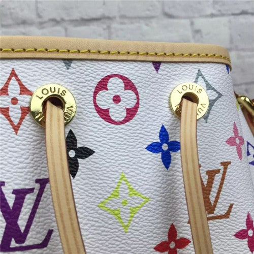 M42229 Petit Noe Shoulder Bag Monogram Multicolore Canvas