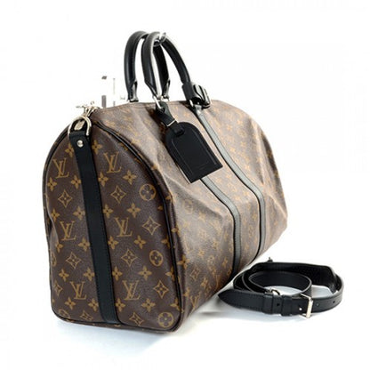 M56711 Keepall Bandouliere 45 Duffel Bag Monogram Macassar Canvas