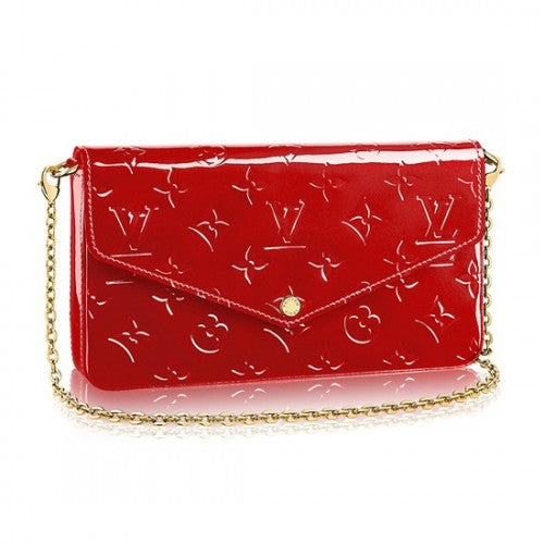 M61293 Pochette Felicie Chain Wallet Monogram Vernis