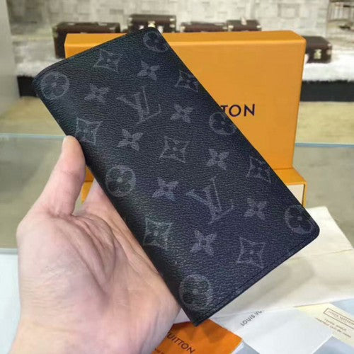 M61697 Brazza Wallet Monogram Eclipse Canvas