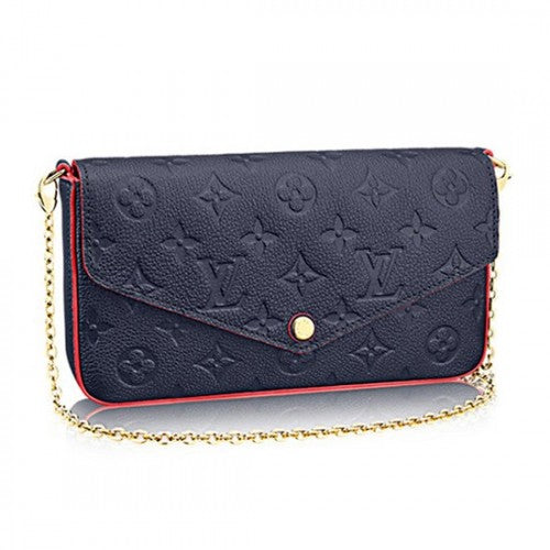 M64099 Pochette Felicie Chain Wallet Monogram Empreinte Leather