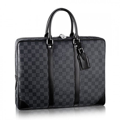 N41125 Porte-Documents Voyage Briefcase Damier Graphite Canvas