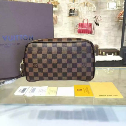 N41219 Saint Paul Clutch Damier Ebene Canvas