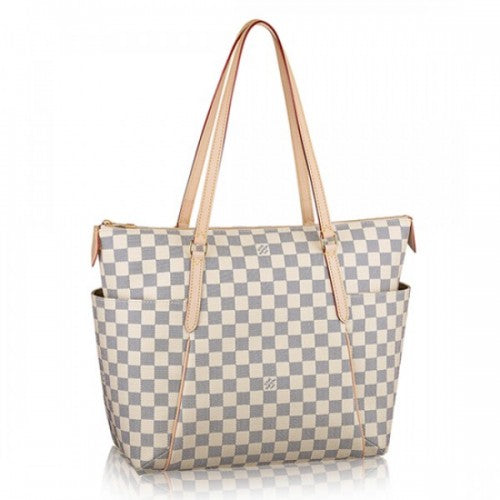 N41279 Totally MM Shoulder Bag Damier Azur Canvas