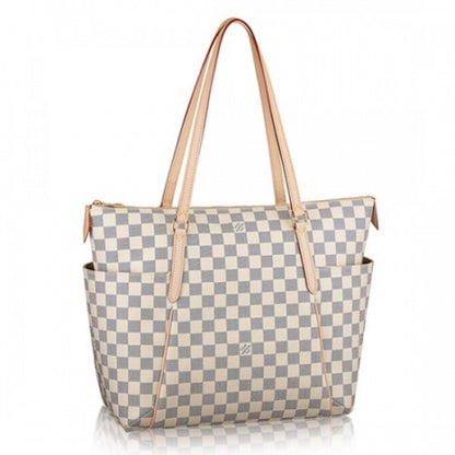 N41279 Totally MM Shoulder Bag Damier Azur Canvas