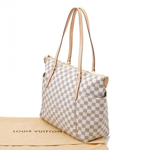 N41279 Totally MM Shoulder Bag Damier Azur Canvas