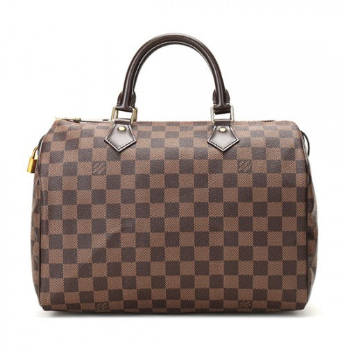 N41364 Speedy 30 Tote Bag Damier Ebene Canvas