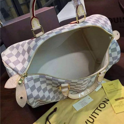 N41369 Speedy 35 Tote Bag Damier Azur Canvas