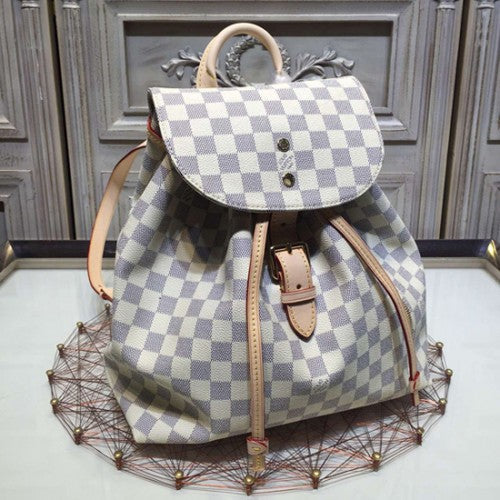 N41578 Sperone Backpack Damier Azur Canvas