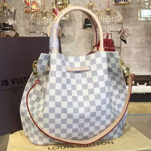 N41579 Girolata Tote Bag Damier Azur Canvas