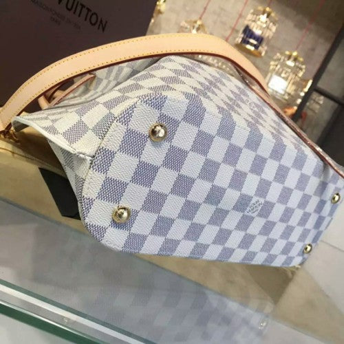 N41579 Girolata Tote Bag Damier Azur Canvas