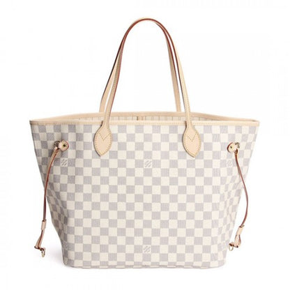 N51107 Neverfull MM Shoulder Bag Damier Azur Canvas