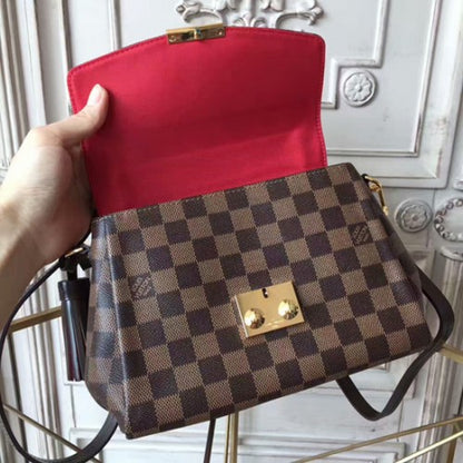 N53000 Croisette Crossbody Bag Damier Ebene Canvas