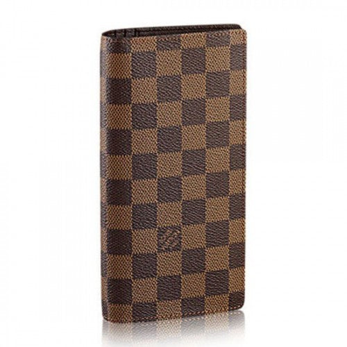 N60017 Brazza Wallet Damier Ebene Canvas