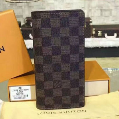 N60017 Brazza Wallet Damier Ebene Canvas