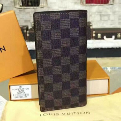 N60017 Brazza Wallet Damier Ebene Canvas