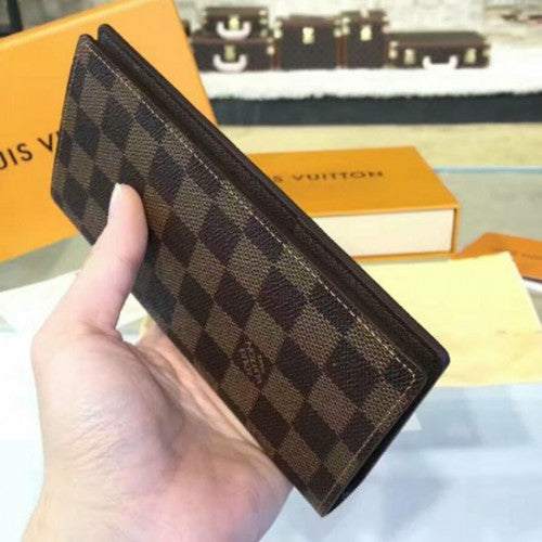 N60017 Brazza Wallet Damier Ebene Canvas