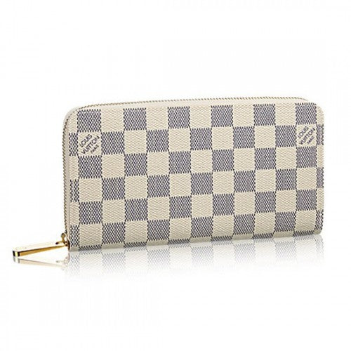 N60019 Zippy Wallet Damier Azur Canvas