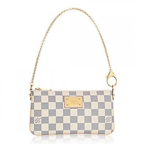 N60027 Pochette Milla MM Damier Azur Canvas