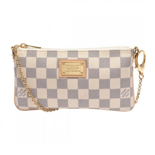 N60027 Pochette Milla MM Damier Azur Canvas