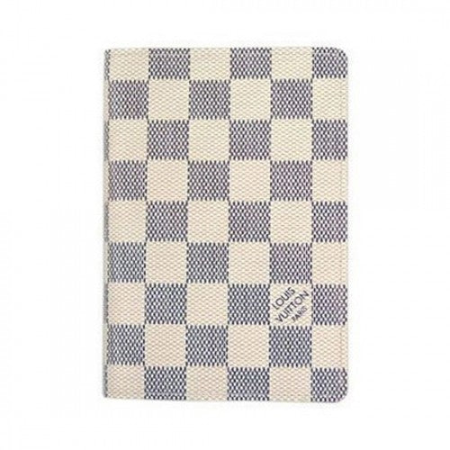 N60032 Passport Cover Damier Azur Canvas