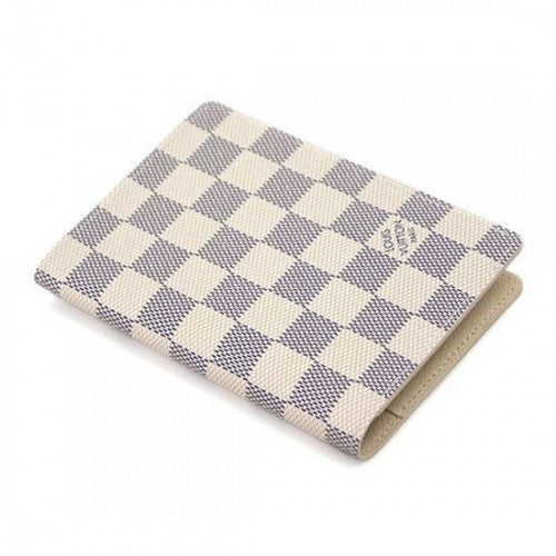 N60032 Passport Cover Damier Azur Canvas