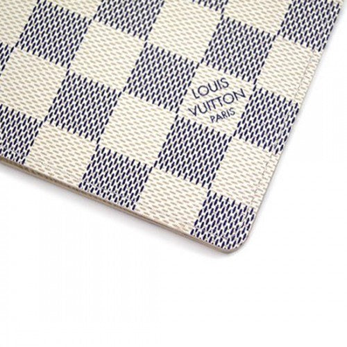 N60032 Passport Cover Damier Azur Canvas