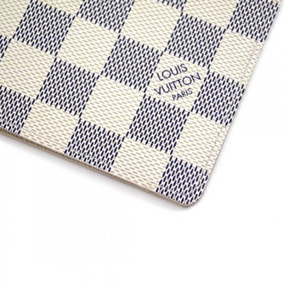 N60032 Passport Cover Damier Azur Canvas