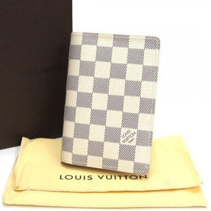 N60032 Passport Cover Damier Azur Canvas
