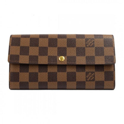 N61734 Sarah Wallet Damier Ebene Canvas