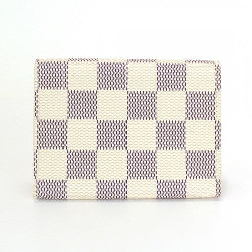 N61746 Business Card Holder Damier Azur Canvas