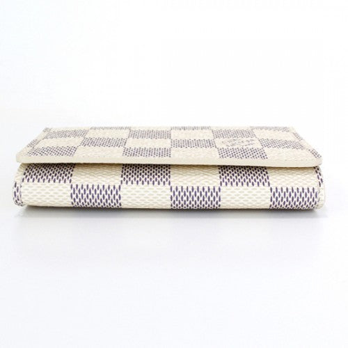 N61746 Business Card Holder Damier Azur Canvas