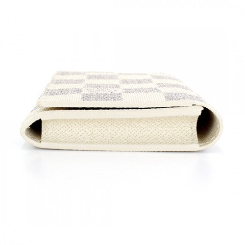 N61746 Business Card Holder Damier Azur Canvas