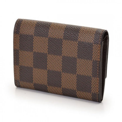 N61930 Flat Wallet Damier Ebene Canvas