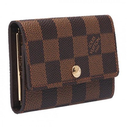 N62630 6 Key Holder Damier Ebene Canvas