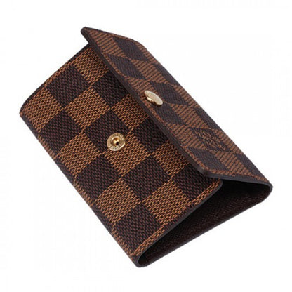 N62630 6 Key Holder Damier Ebene Canvas