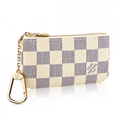 N62659 Key Pouch Damier Azur Canvas