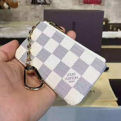 N62659 Key Pouch Damier Azur Canvas