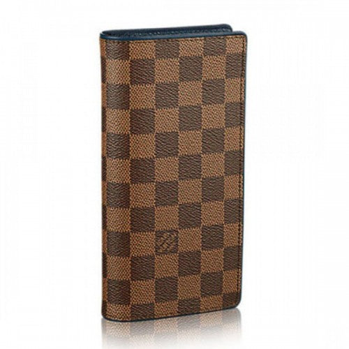 N63168 Brazza Wallet Damier Ebene Canvas