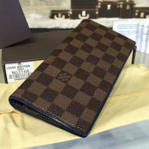 N63168 Brazza Wallet Damier Ebene Canvas