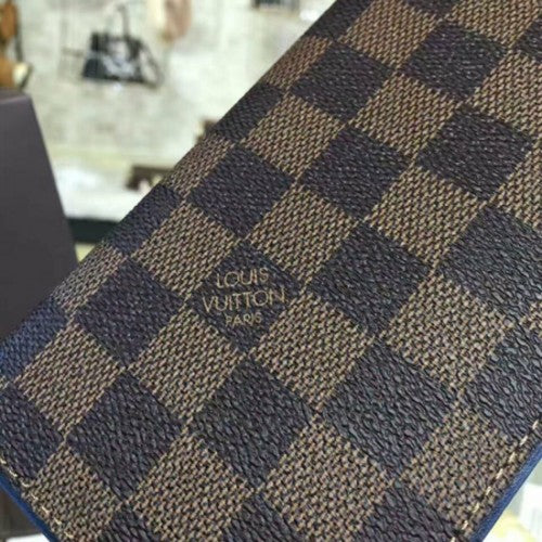 N63168 Brazza Wallet Damier Ebene Canvas